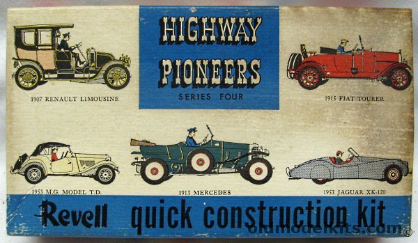 Revell 1/32 1953 Jaguar XK-120 Highway Pioneers - Series 4, H56-69 plastic model kit